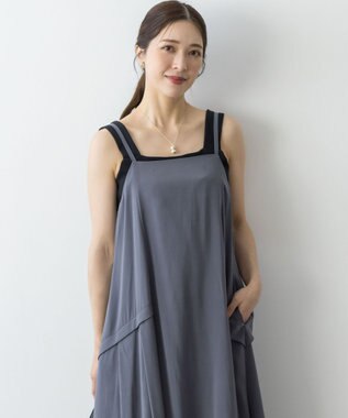 組曲 テレコスクエア タンクトップ ブラック系