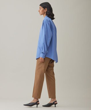 UNFILO MENS ウールライク テーパードパンツ ブラウン