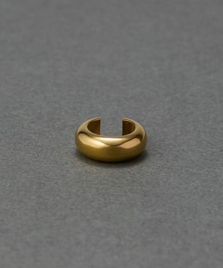 Phoebe 〈金属アレルギー対応〉ソリッドメタルイヤーカフ　ゴールド　シンプル/ステンレス ゴールド