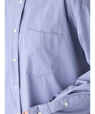 CRAFT STANDARD BOUTIQUE バンドカラーシャツ Blue