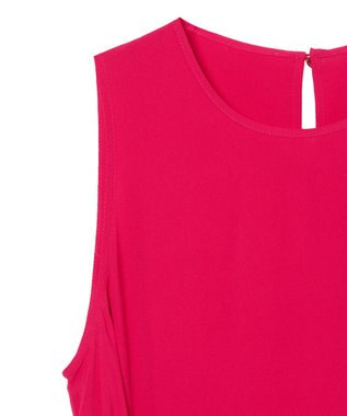 JOSEPH シルクブレンドクレープ　ドレス Fuchsia