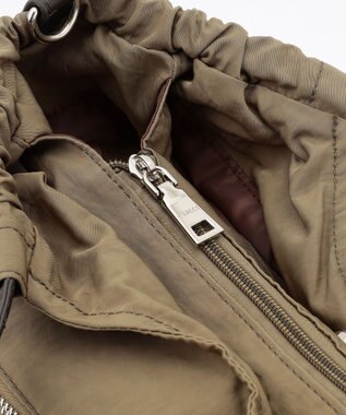 Y'SACCS 【Y’SACCS vous et】サイドギャザー2WAYトート Mサイズ カーキ