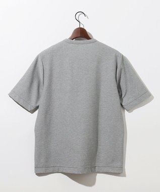 JOSEPH ABBOUD MOUNTAIN 【MADE IN JAPAN/吸水速乾】ダイヤモンドワッフル アウトドア Tシャツ ライトグレー系