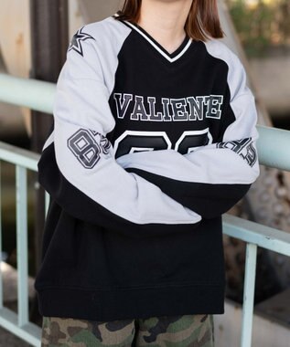 WEGO ナンバリングビッグスウェット ブラック