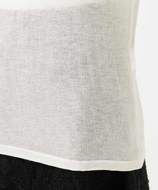 23区 【GOLD LABEL】シアータートルネック ニット ホワイト系