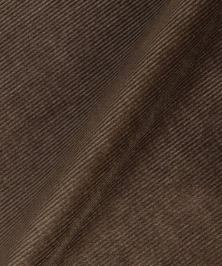 J.PRESS LADIES L 【WEB限定カラーあり】AIR DUROY LIGHT  セミ ワイド パンツ ダークブラウン系