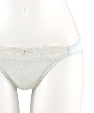 San-ai Resort（三愛水着楽園） 【northerly bra フィットシリーズ 脇胸すっきり】アミアゲレースアップ ブラジャー＆ショーツSet B～Fカップ ミント