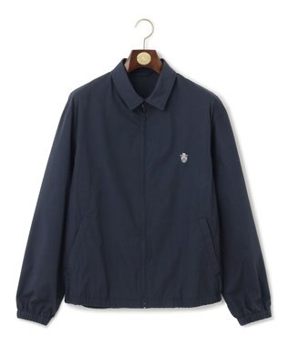 J.PRESS MEN TCポプリン ジップアップ デッキブルゾン ネイビー系