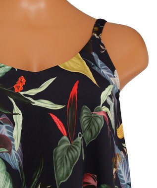 San-ai Resort（三愛水着楽園） ロングパンツセット　9M・11L　【Coral veil（コーラルヴェール）】 ネイビー