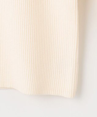 Feroux 【洗える】3way フリルニットトップス アイボリー系