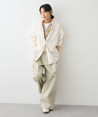 CRAFT STANDARD BOUTIQUE バンドカラーシャツ Off White