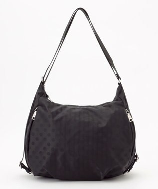 Y'SACCS 【Y’SACCS vous et】ドットジャカード2WAYリュック ブラック