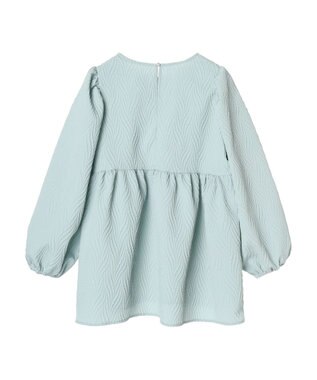 Green Parks ・ＥＬＥＮＣＡＲＥ　ＤＵＥ　フクレジャカードブラウス Sax