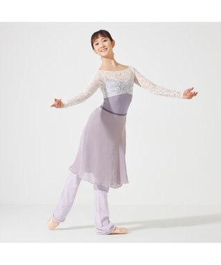 Chacott ◎【Nela ライン】巻きスカート モーブ