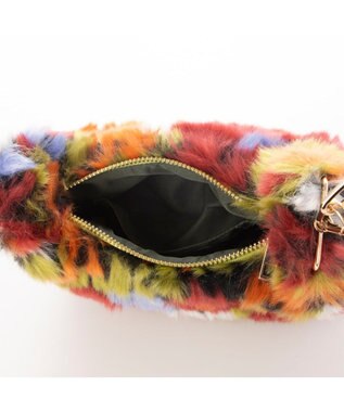 UNBILLION カシュカシュ cachecache / 花柄エコファーチェーンショルダー オレンジ