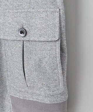 GOTAIRIKU 新作【ストレッチ/洗える/吸水速乾】ノルマンディーリネン A-1ブルゾン ライトグレー系8