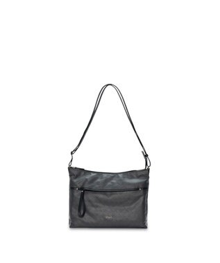 PELLE BORSA シンプルショルダーバッグ Alive アライブ 4449 マットブラック