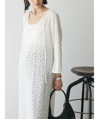 Green Parks AnriettMusee レースロングワンピース Off White