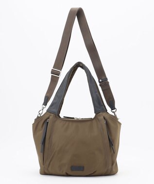 Y'SACCS ふんわりラウンド2WAYトート Mサイズ カーキ