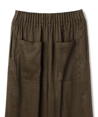 BEIGE， MICA / リネンブレンドイージーワイドパンツ Khaki