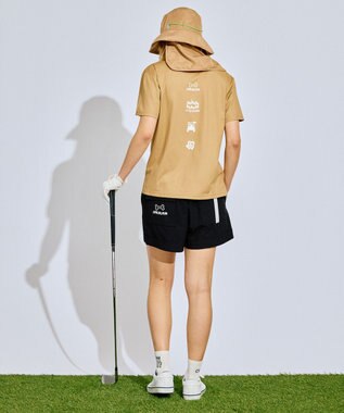 PW CIRCULUS 【WOMEN】サファリショーツ ゴルフウェア レディース ブラック系