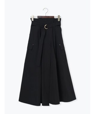 Te chichi カーゴフレアスカート ブラック