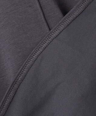 組曲 L バックフレアロングＴシャツ グレー系