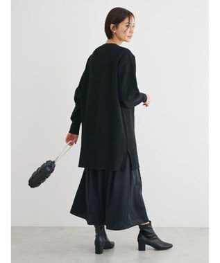 Green Parks ＳＥＴ２点　ニットチュニック＋キャミワンピース Black