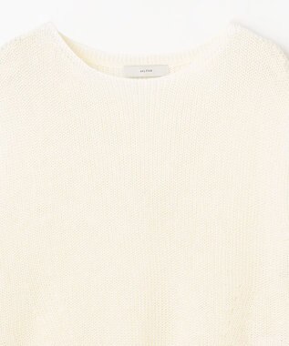 ANY L ギマノースリーブニット オフ