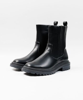 BONTRE 【MIONOTIS/ミオノティス】ラギットソールサイドゴアブーツ/40813 ブラック