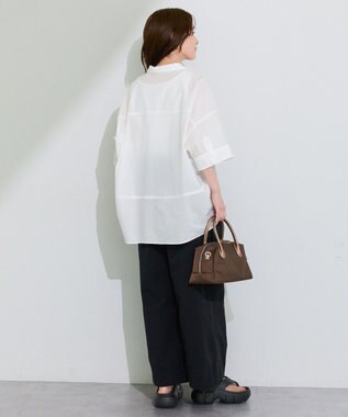 Green Parks ＵＶカットスキッパー半袖シャツ Off White