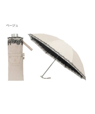 MOONBAT LV雨M P30D*バラオーガンジーカットワーク ベージュ