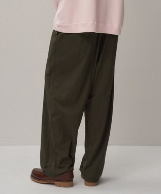 ATON MAT AIRLY NYLON | ワイドパンツ - UNISEX KHAKI