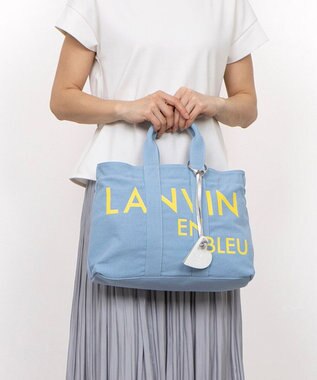 LANVIN en Bleu ジャーナル 2wayトートバッグ ブルー