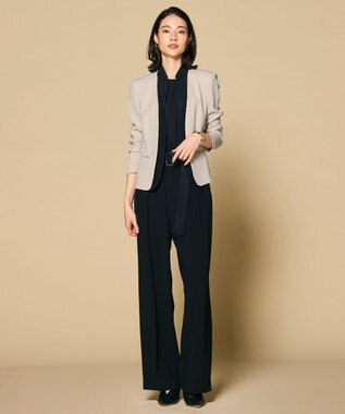 BEIGE， 【洗える・L-size】CINDY / ワイドパンツ Black