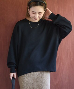 AMERICAN HOLIC コクーンポンチプルオーバー Black