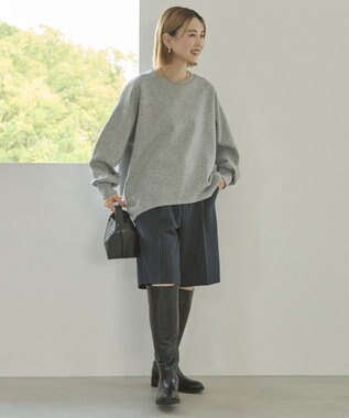 AMERICAN HOLIC コクーンポンチプルオーバー Gray Mixture