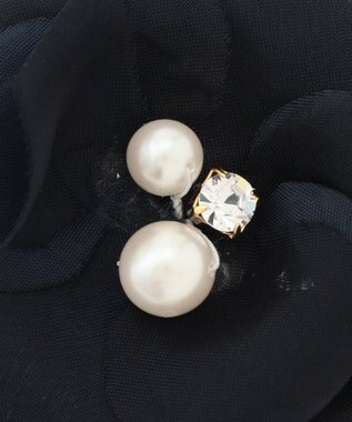 組曲 エアリーカメリアラペルピン ネイビー系