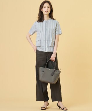 J.PRESS LADIES 【新色登場・WEB限定・2way】ナイロン Midium トート バッグ グレー系