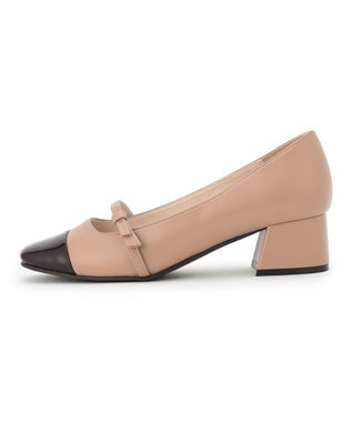 TOCCA RIBBON CROSSING PUMPS メリージェーン パンプス ベージュ系
