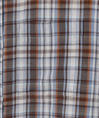 J.PRESS LADIES S 【一枚で着映え】リネンVisマドラス チェック シャツ ブラウス ブラウンチェック系