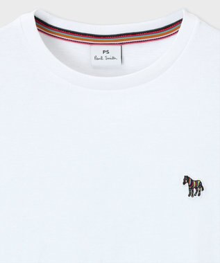 Paul Smith ゼブラ ワンポイント 長袖Tシャツ ホワイト