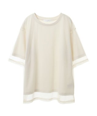 Green Parks BEST PRICE チュールレイヤードプルオーバー Off White