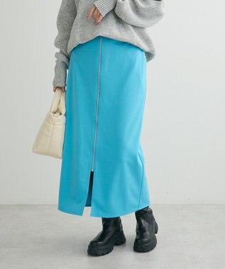 Green Parks あったからくスレ　フロントＺＩＰスカート Blue