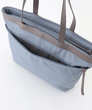 Y'SACCS コーデュロイライクナイロントート ブルー