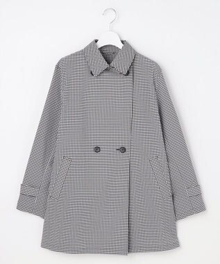 J.PRESS LADIES S Lightストレッチチェック トレンチコート