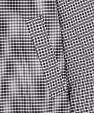 J.PRESS LADIES Lightストレッチチェック トレンチコート ダークネイビーギンガム系