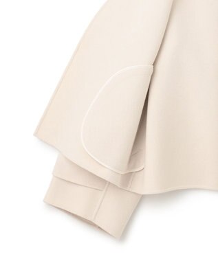 BEIGE， GRASSE / リバーウールクロップドコート Ecru