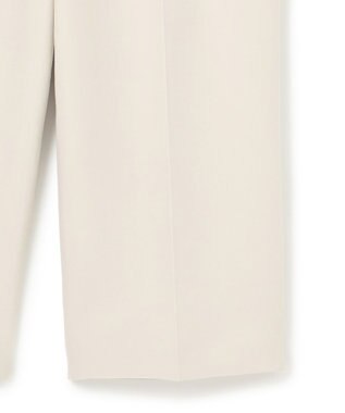 23区 【Oggi4月号掲載/洗える】ハイカウントライトクロス クロップド パンツ ベージュ系