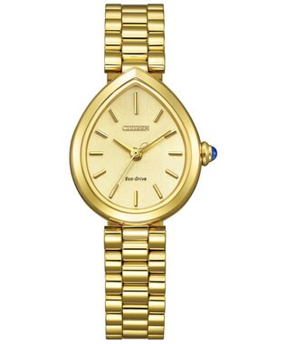 CITIZEN 【電池交換不要】ドロップ形状のジュエリーライクウオッチ EM1202-50P イエローゴールド イエローゴールド